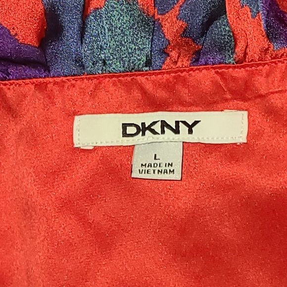 Red Print Ruffle Dress - Picture 5 of 5